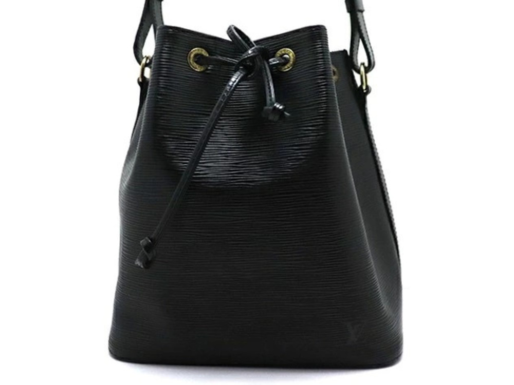 LOUIS VUITTON Black Epi Handbag